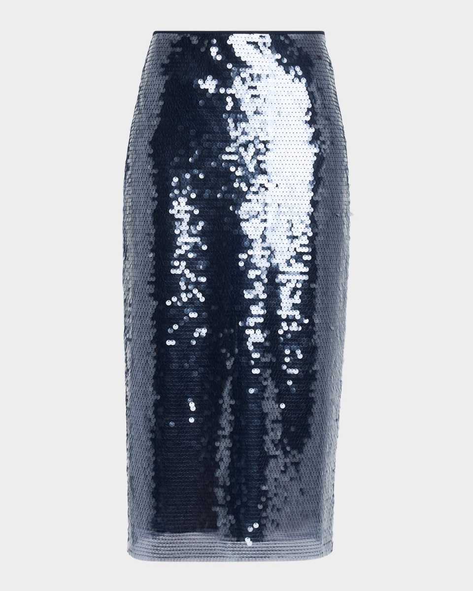 Kiah Sequined Midi Skirt